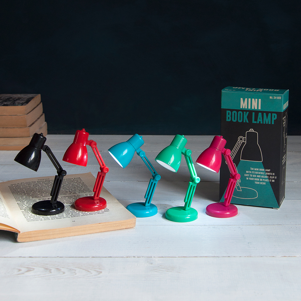 Mini Reading Book Lamp Red Rex London